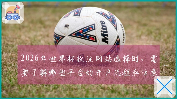 2026年世界杯投注网站选择时，需要了解哪些平台的开户流程和注意事项
