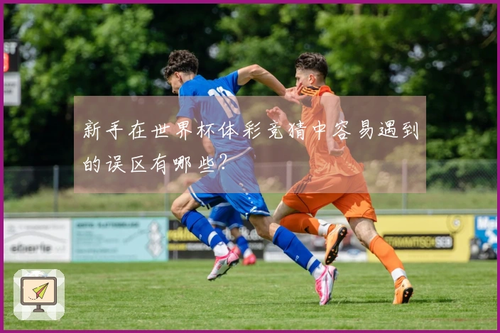 新手在世界杯体彩竞猜中容易遇到的误区有哪些？